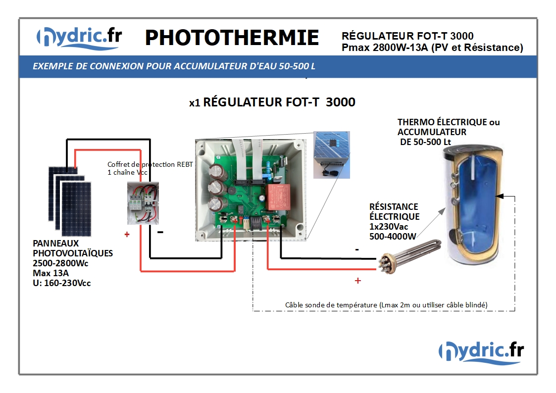 FOT-T 3000 exemple connexion 50-500Lt_hydric